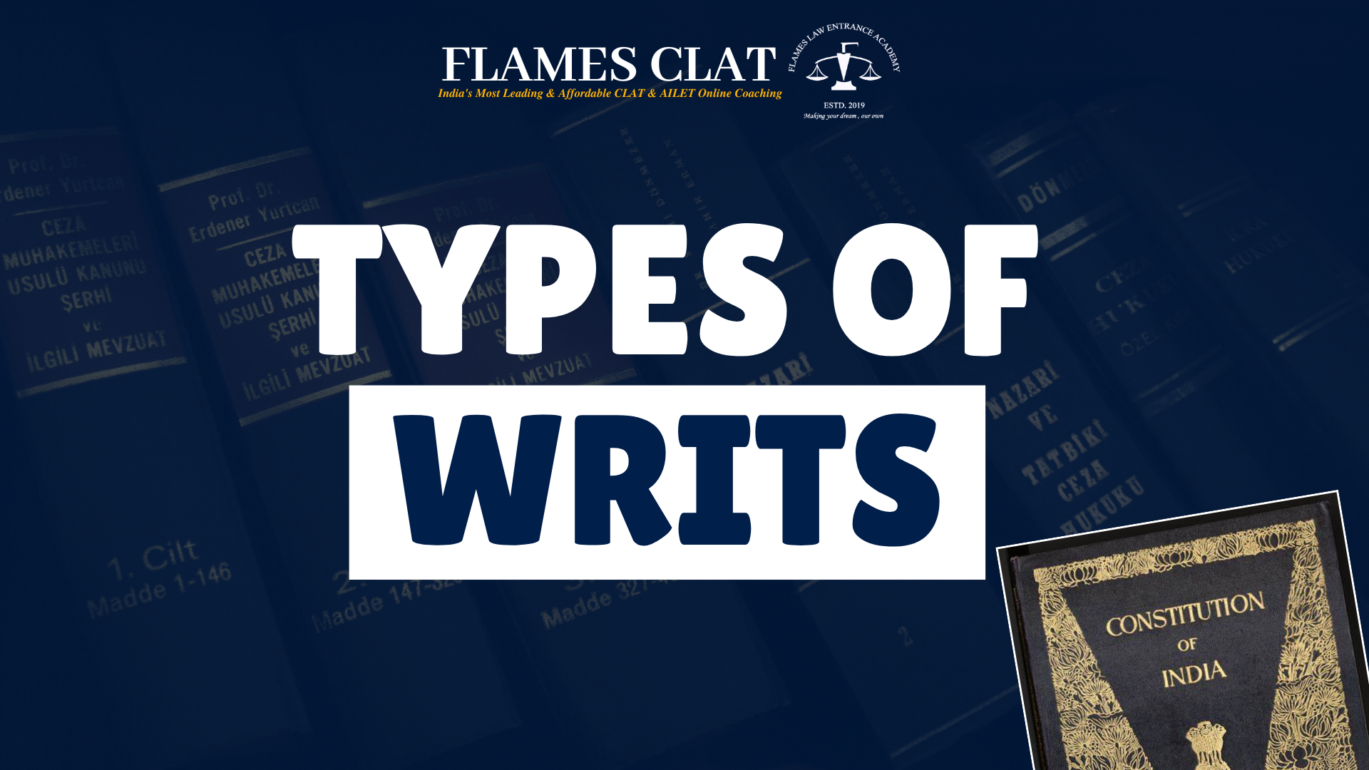 WRITS UNDER THE CONSTITUTION OF INDIA